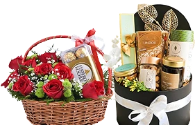 Flowers & Gift Basket