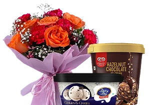 Flowers & Ice cream
