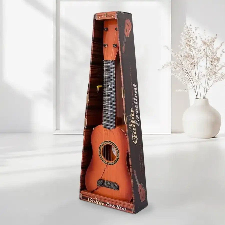 Remarkable 4-String Acoustic Guitar Learning Kids Toy for ages 8-11, designed to develop musical talent and interest in music through play.