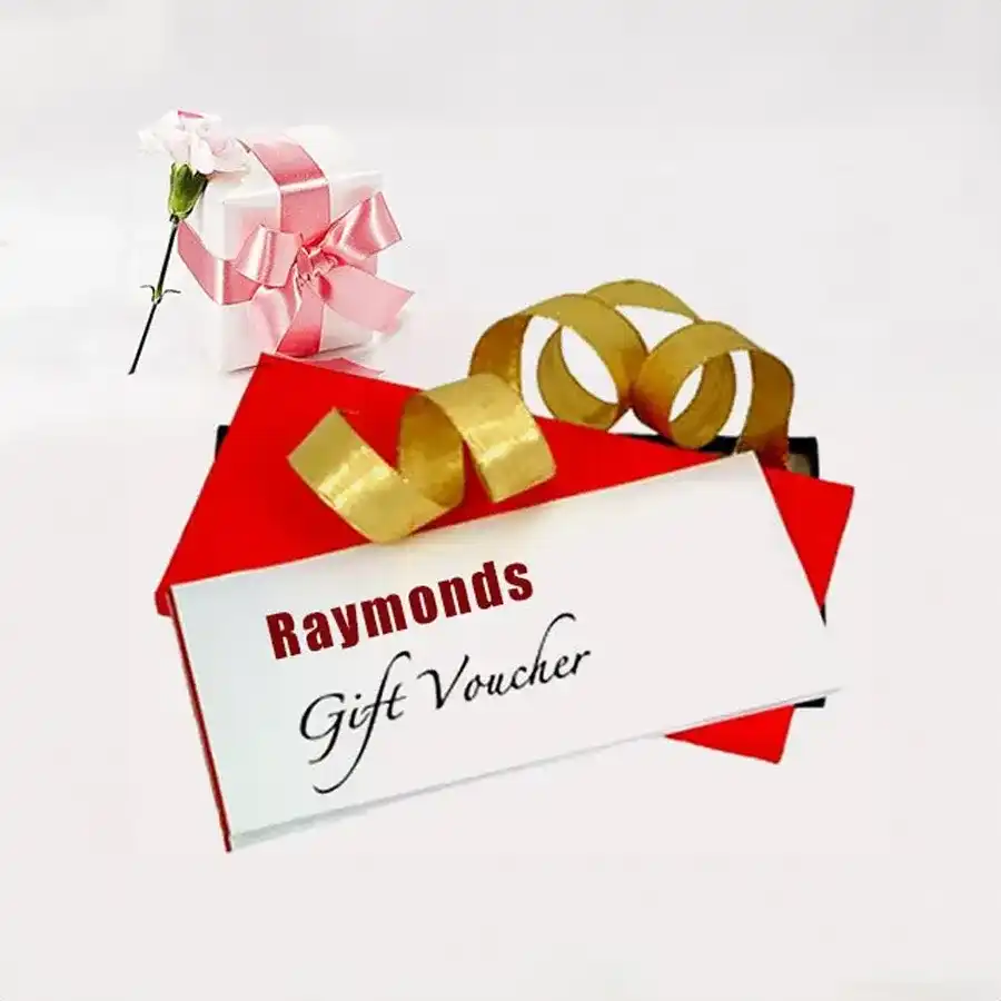 Raymonds ₹1000 Gift E-Voucher, perfect for fathers, showcasing a unique gifting option for any occasion.