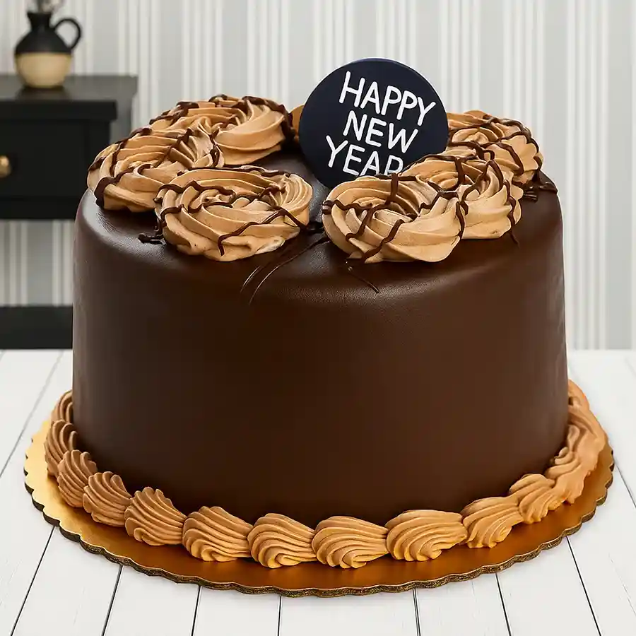A sumptuous 2.2 lbs Chocolate Cake, perfect for sharing joy and creating sweet memories.