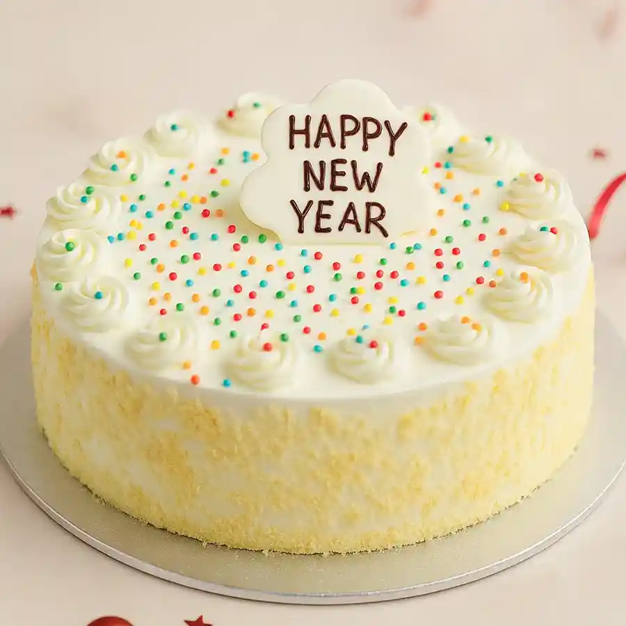 A 2 Kg Heavenly Vanilla Cake designed for family gatherings and evening tea.