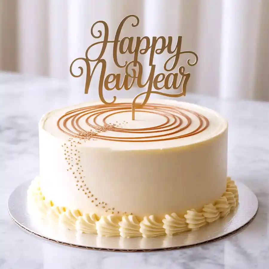 1 Lb Vanilla Cake from 3/4 Star Bakery, perfect for gifting and sharing love.