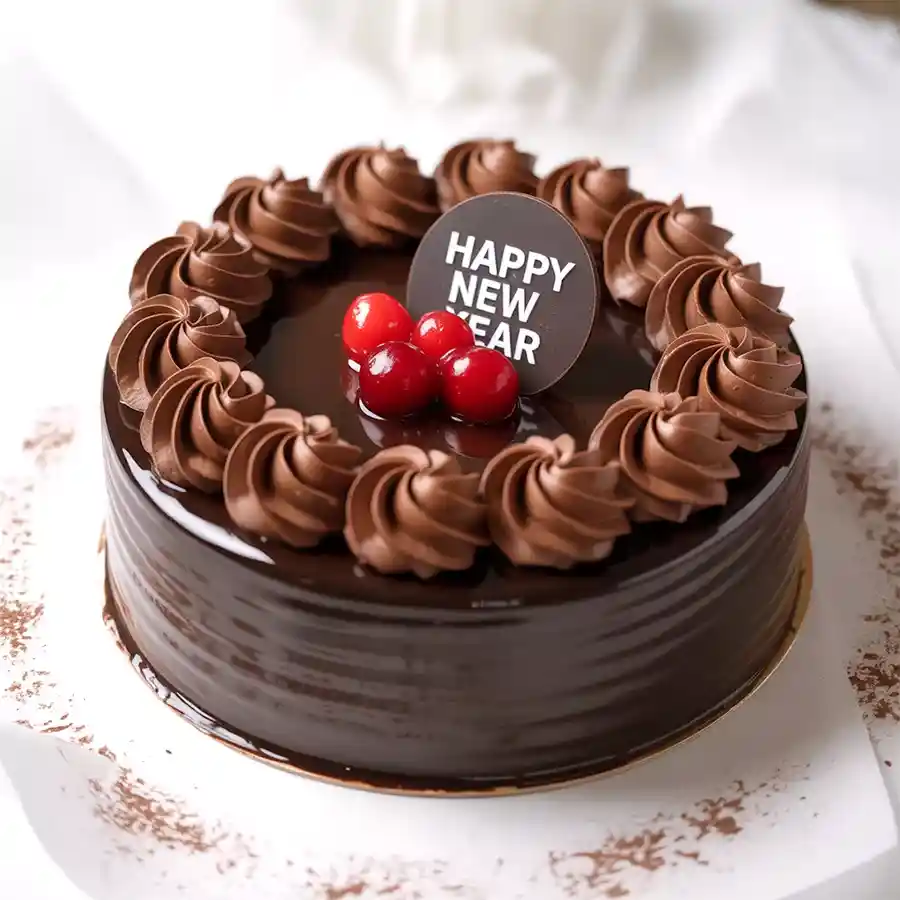 Heartfelt 1 Lb Chocolate Truffle Cake from 3/4 Star Bakery, perfect for expressing love and affection.