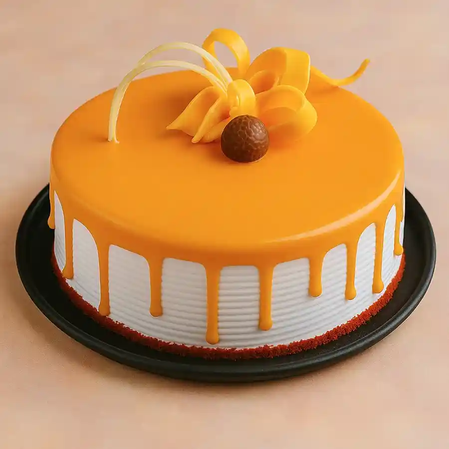 A delightful Eggless Butter Scotch Cake, weighing 500 grams, perfect for gifting and celebrating special occasions.