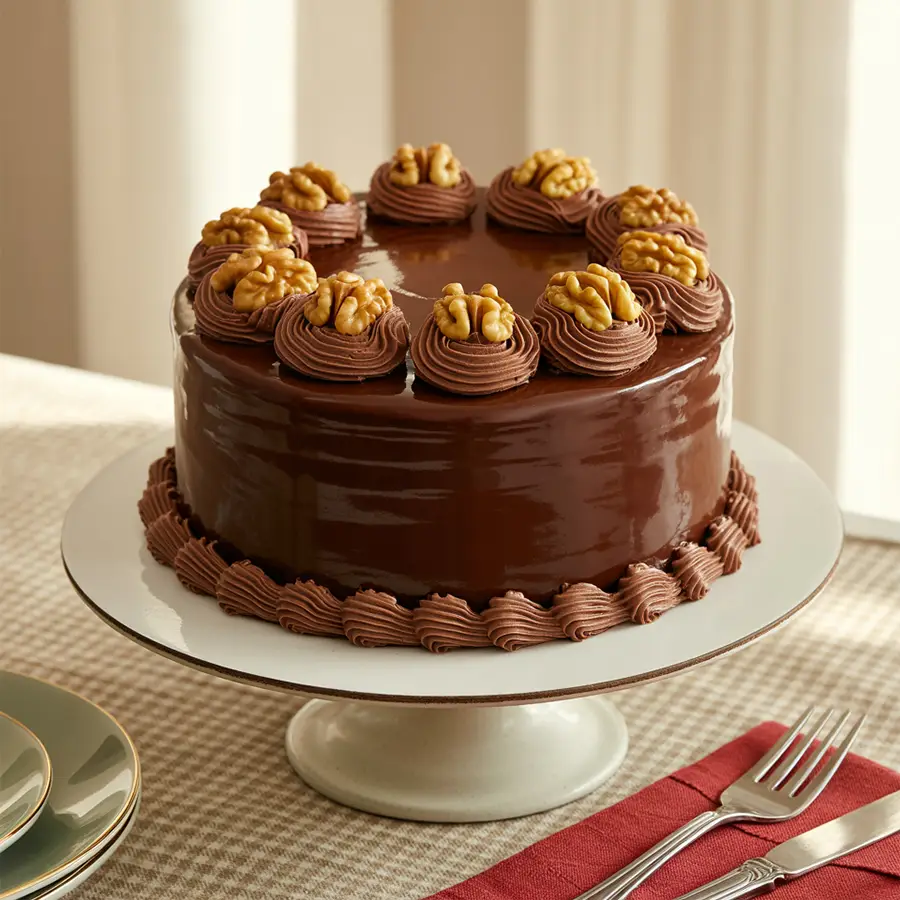 Bakery Fresh Walnut Cake, 1 lb, perfect for Christmas gifting.