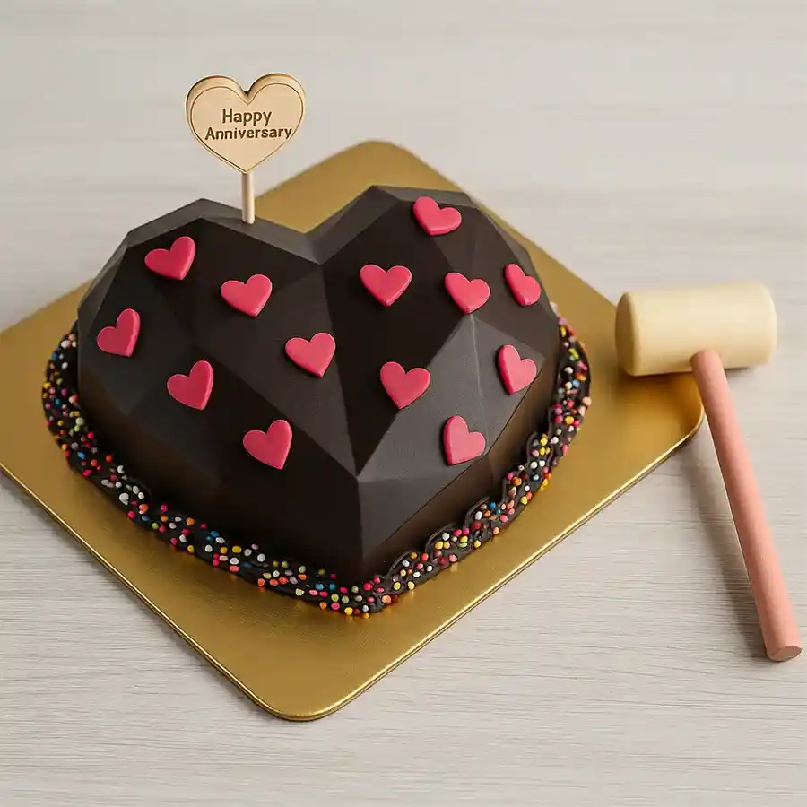 Dazzling Chocolate Smash Cake Delight