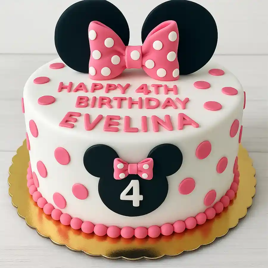 Minnie Mouse Birthday Cake Delight