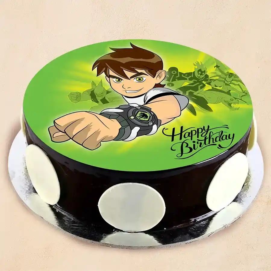 Joyful Ben 10 Adventure Cake for children's celebrations.