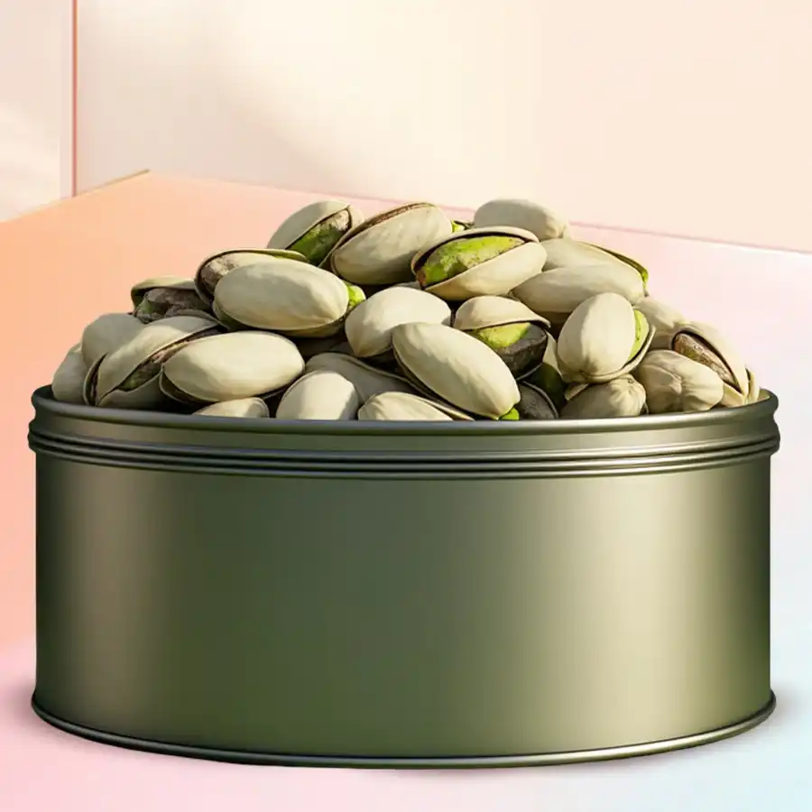 Pack of delicious roasted pistachios, perfect for gifting loved ones.