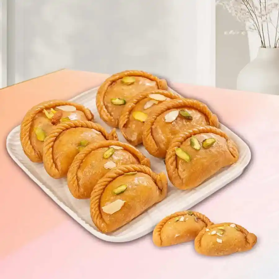 Flavorsome Festive Forever Happiness Gift featuring Khowa Puri and a Best Mother Award Badge