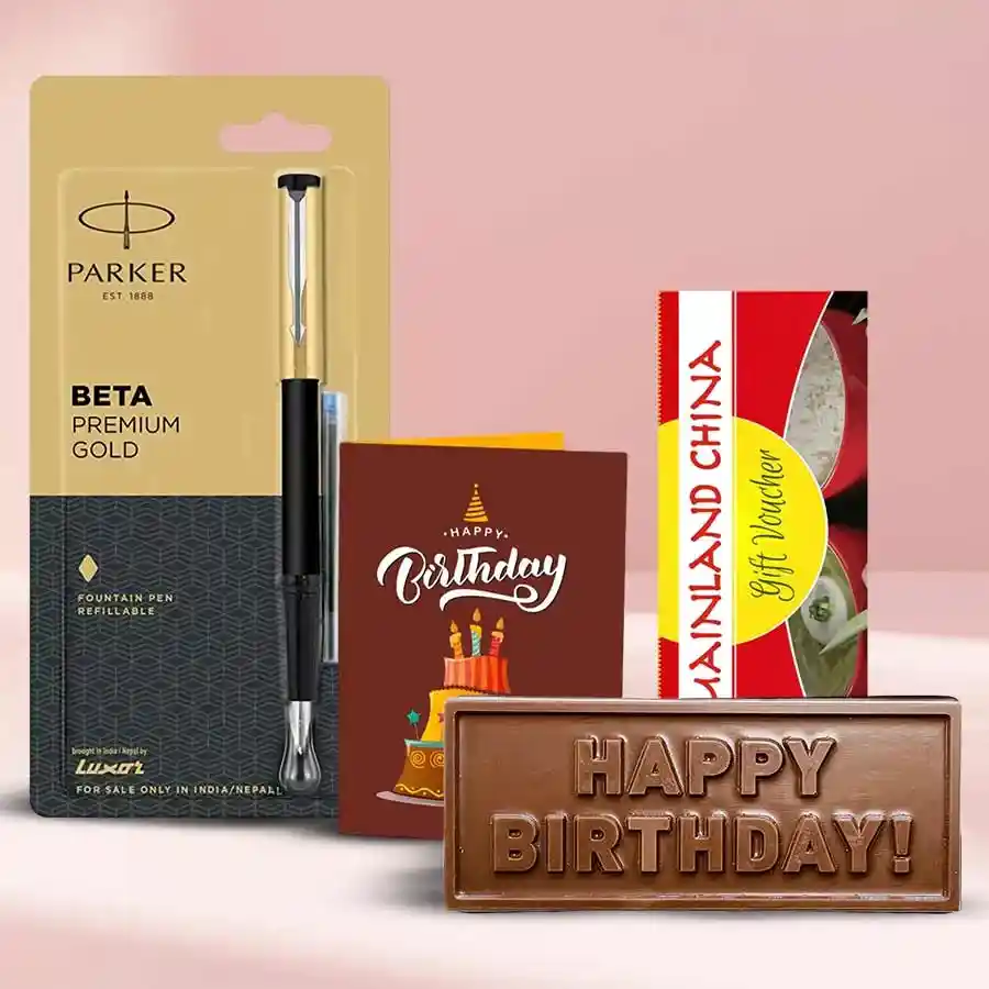 Astonishing Mainland China Gift E Voucher worth Rs.1000 with added gift items