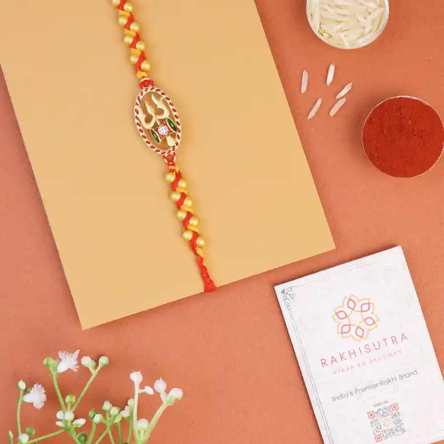 Swastik Rakhi gift set for Raksha Bandhan