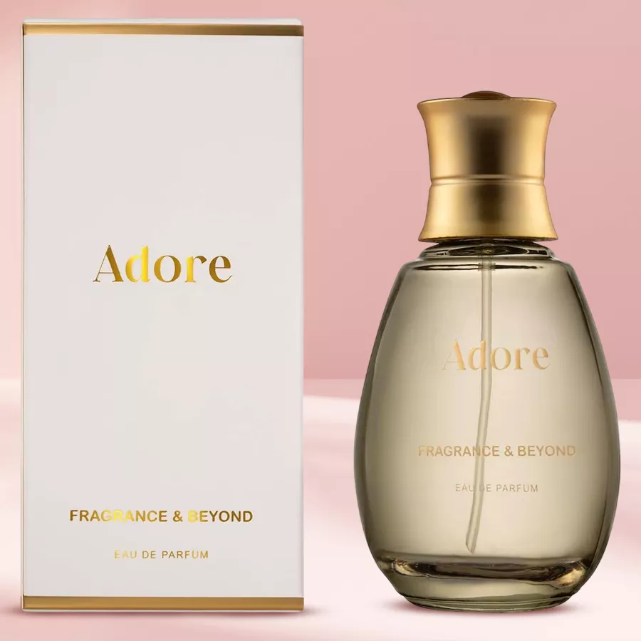 Luminous Fragrance and Scarf Pair showcasing a 100ml Eau De Parfum bottle and a chic scarf, highlighting elegance and style.