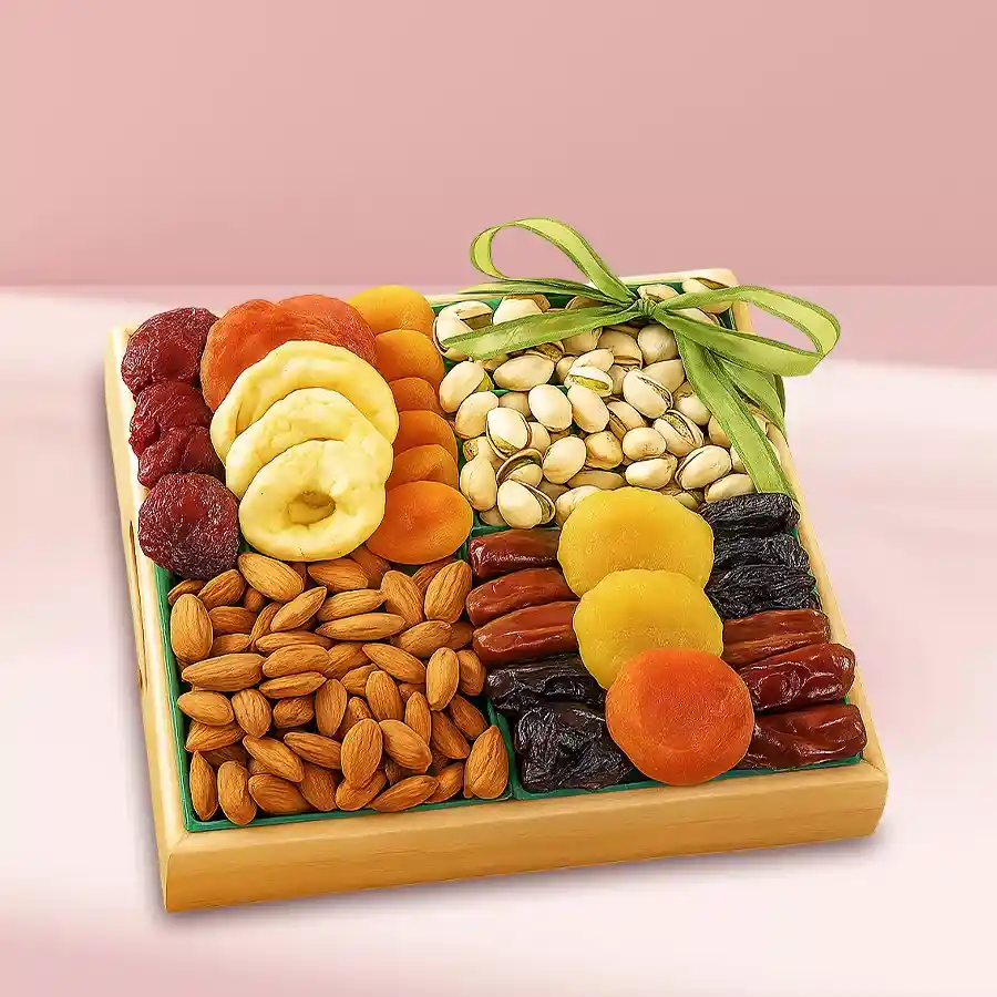 Astonishing Gift of Dry Fruits Tray for Mom