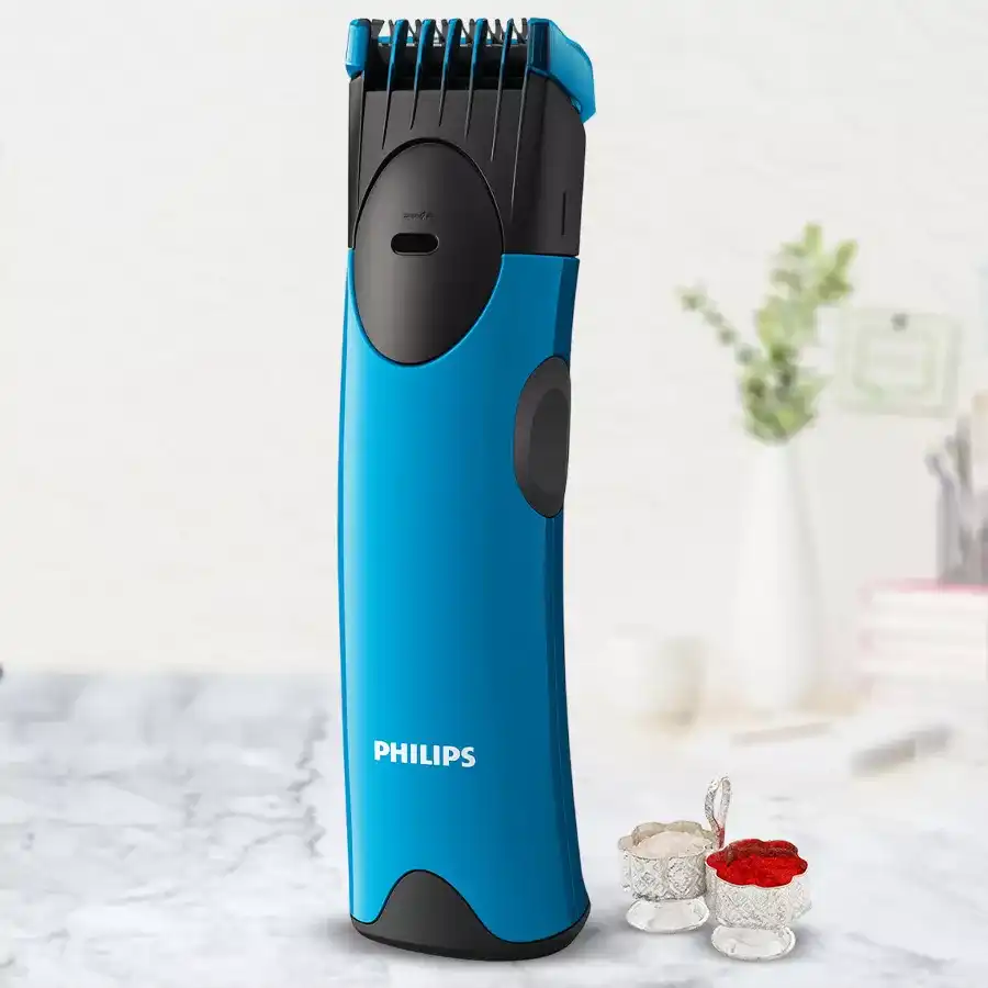 Stunning Philips Trimmer for Men with free Roli Tilak and Chawal