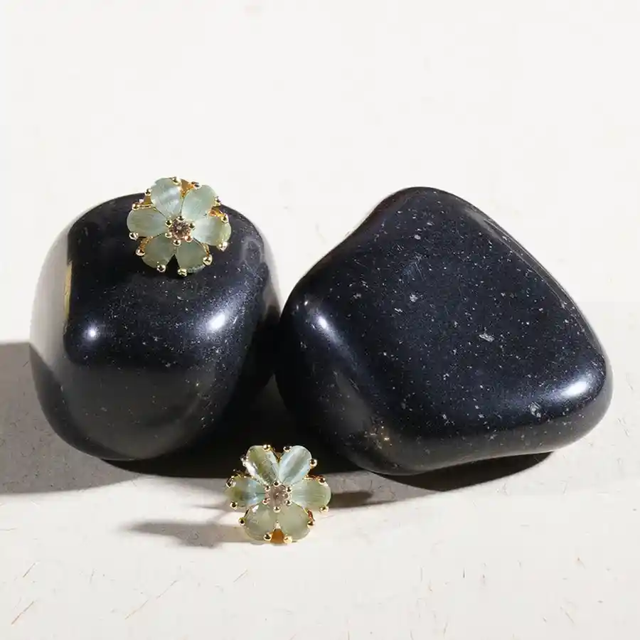 Classic Gold Floral Studs