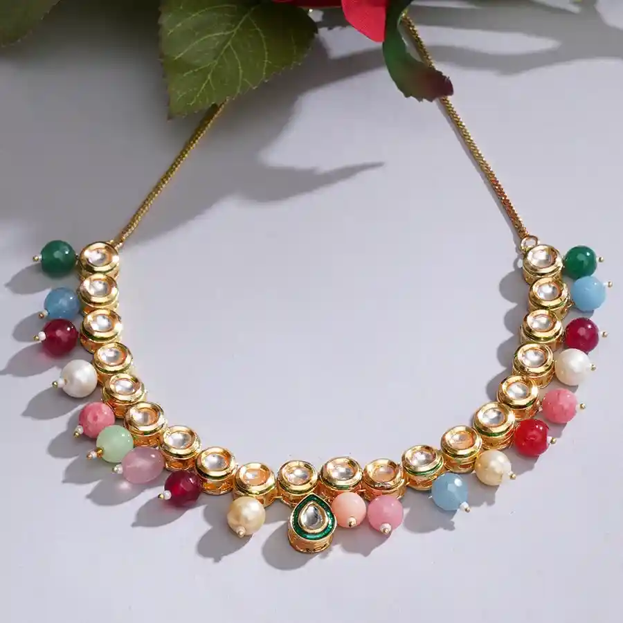 Pearl Kundan Delight Necklace