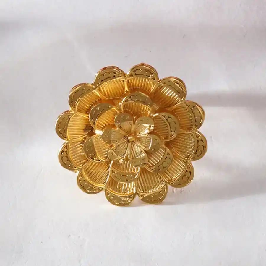 Sleek Golden Ring