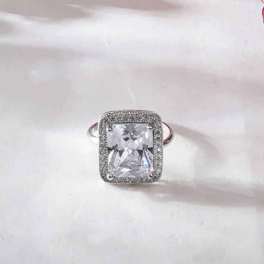 Pure White Elegance Ring
