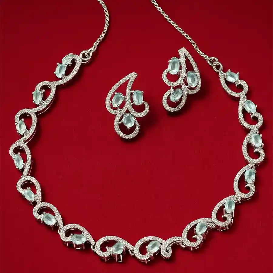 Chic Charisma CZ N AD Necklace Set