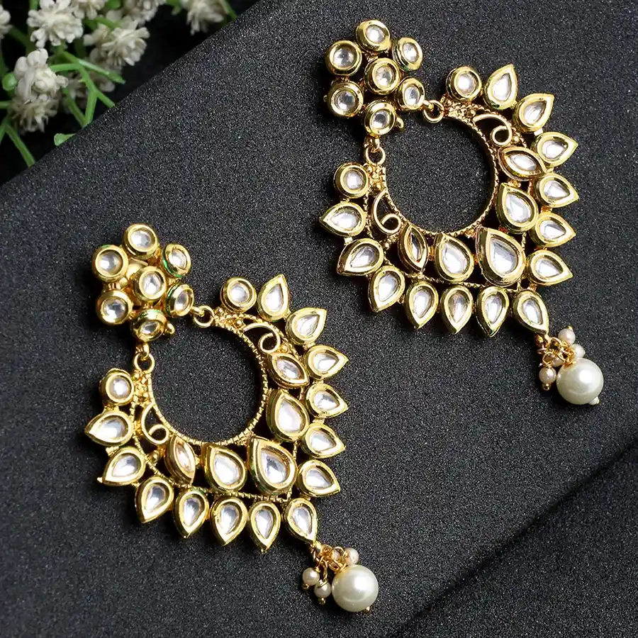 Designer Kundan Earrings