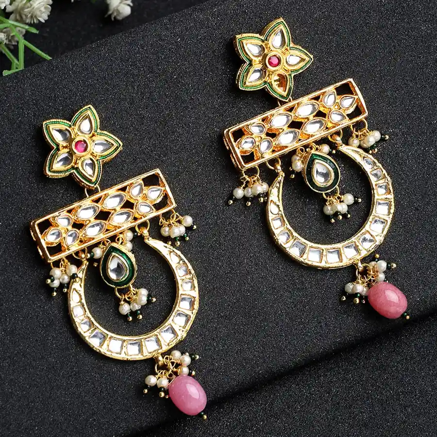Kundan Earrings for Her