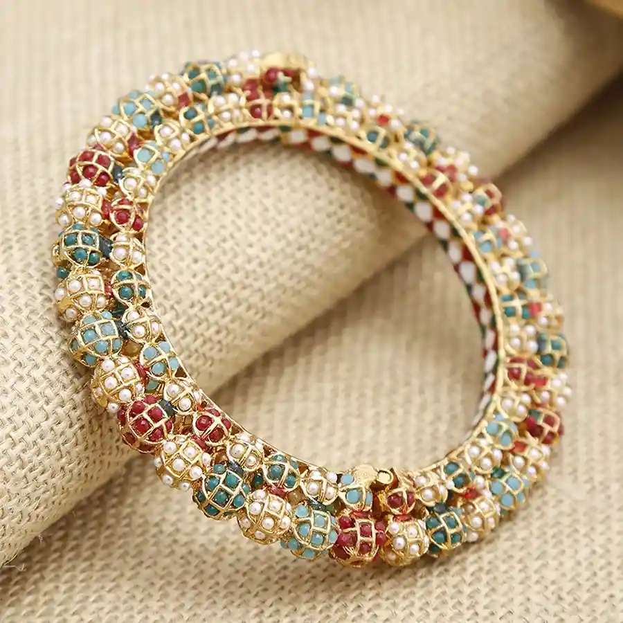 Luxe Multi Embellished Bangle