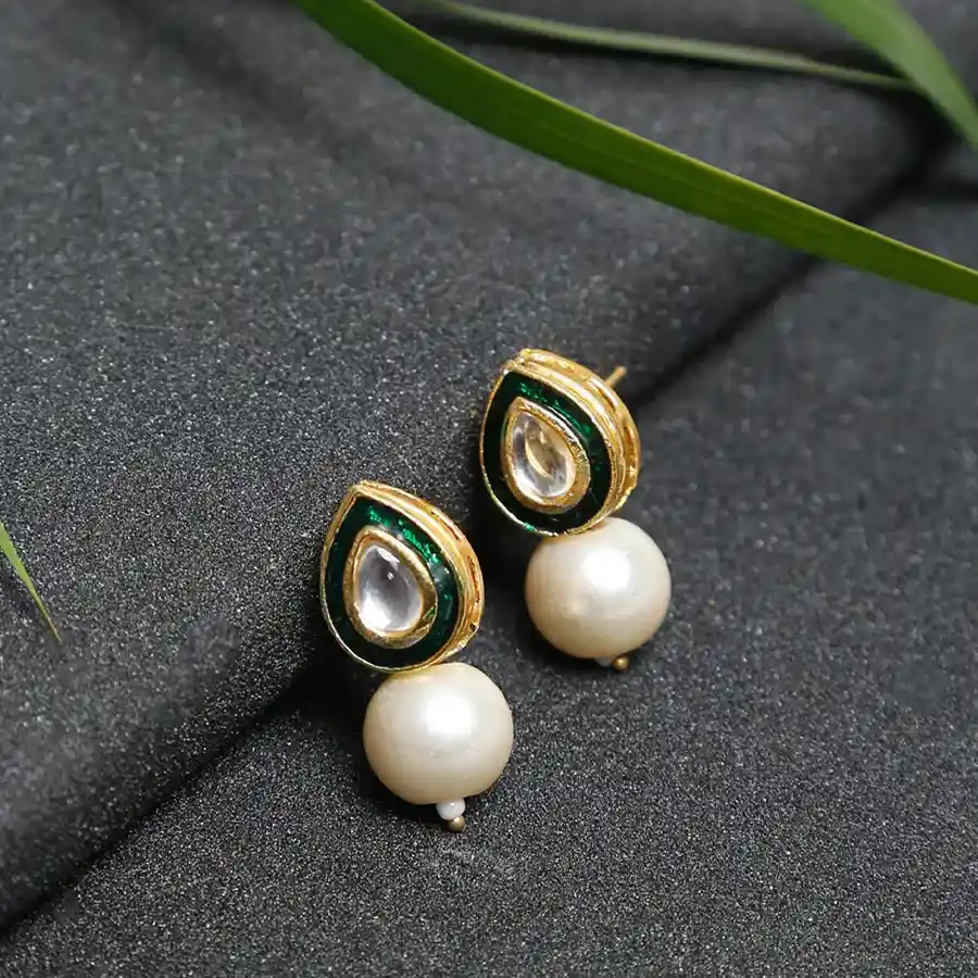 Designer Kundan Earrings