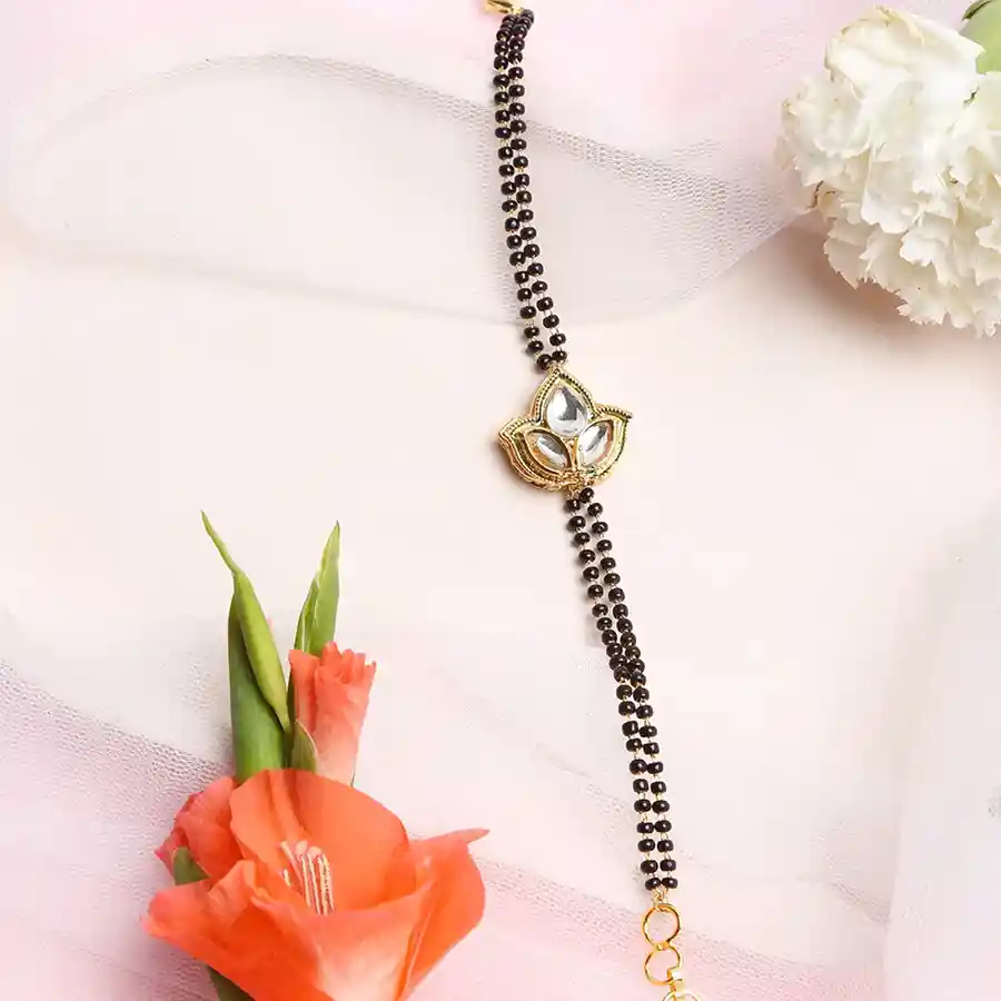 Graceful Kundan Bracelet Mangalsutra