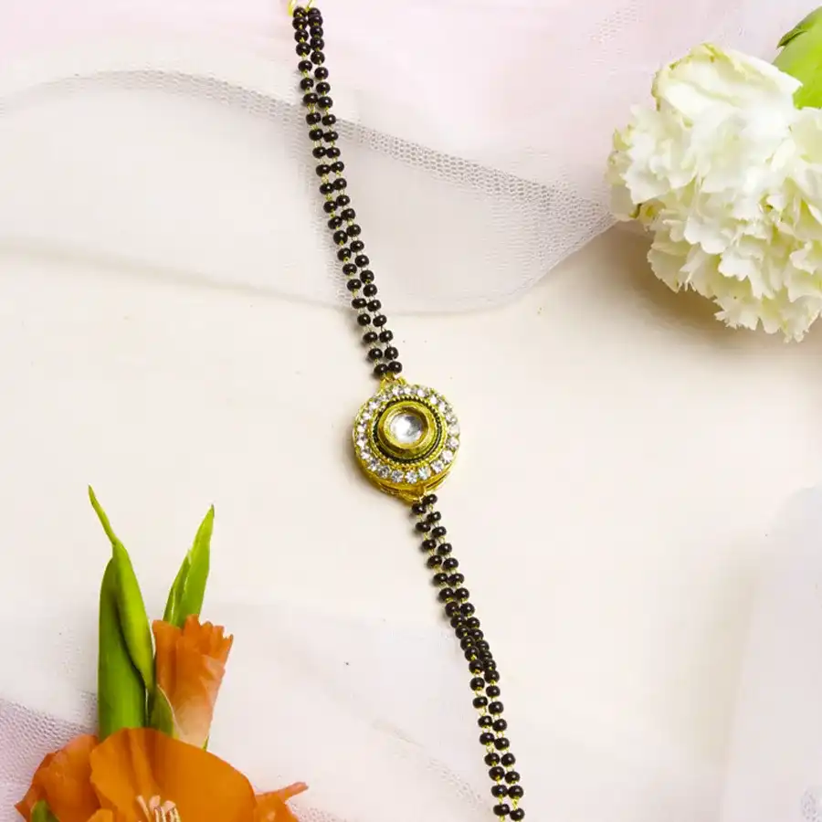 Designer Kundan Bracelet Mangalsutra