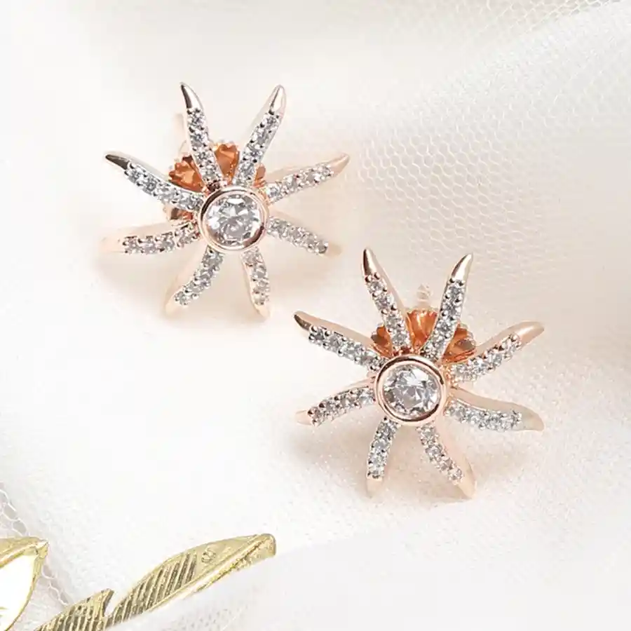 Glamorous Star Diamond Earrings