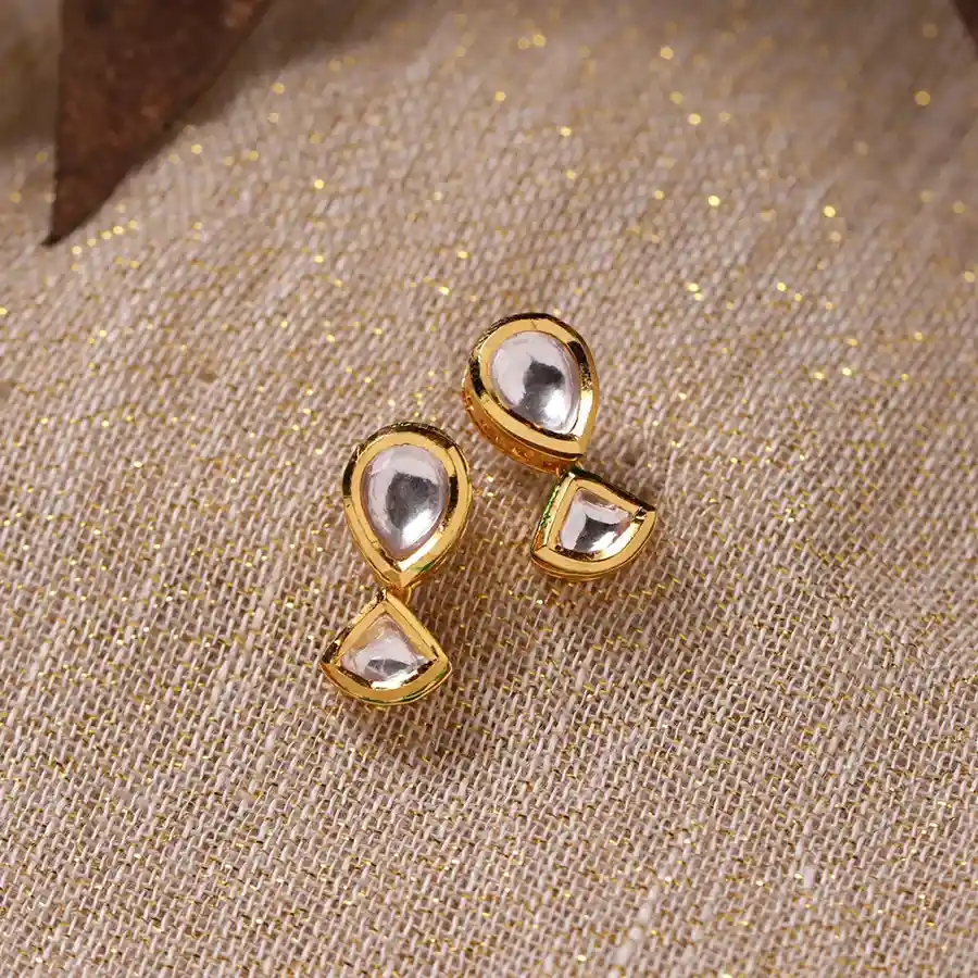 Radiant Kundan Studs