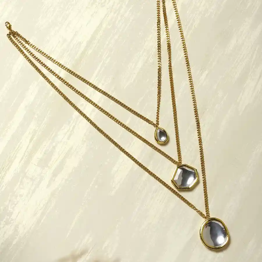 Traditional Glam Kundan Necklace