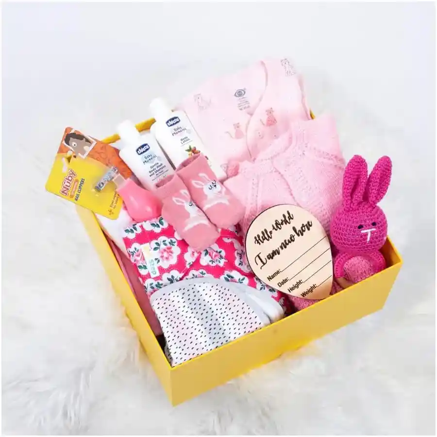 Exclusive Winter Hamper for New Born Baby Girl
