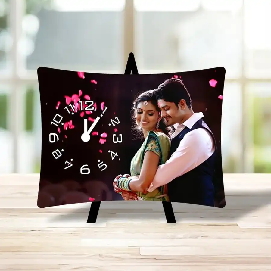 Classy Personalised Table Clock
