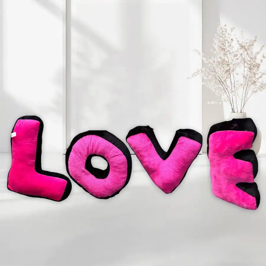 Marvelous LOVE Alphabet Cushion