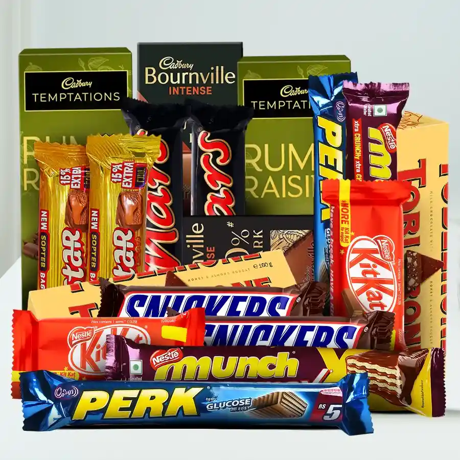 Yummy Basket of Assorted Chocolates