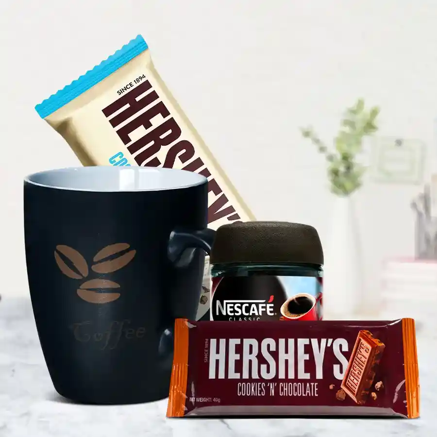 Attractive Coffee Gift Basket for Dad