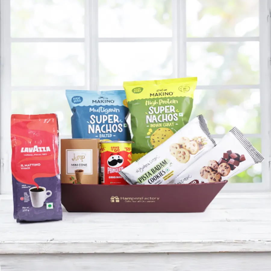 Indulgent Snack n Cookies Basket