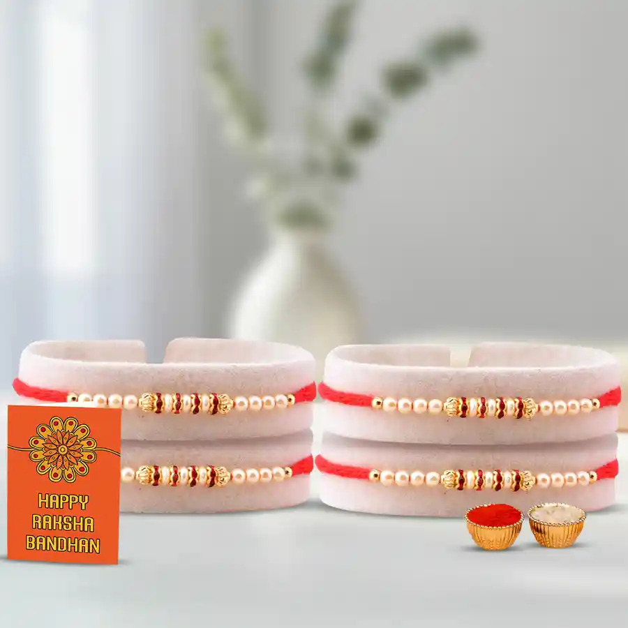 Trendy Pearl Rakhi