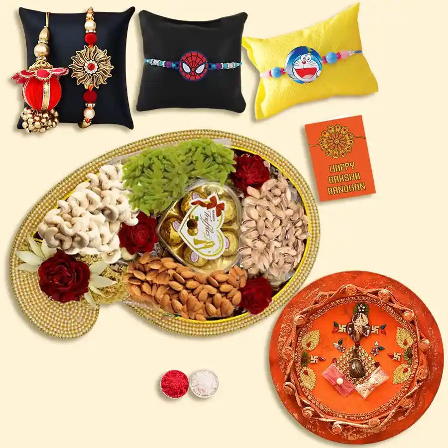 Divine Dry Fruits n Family Rakhi