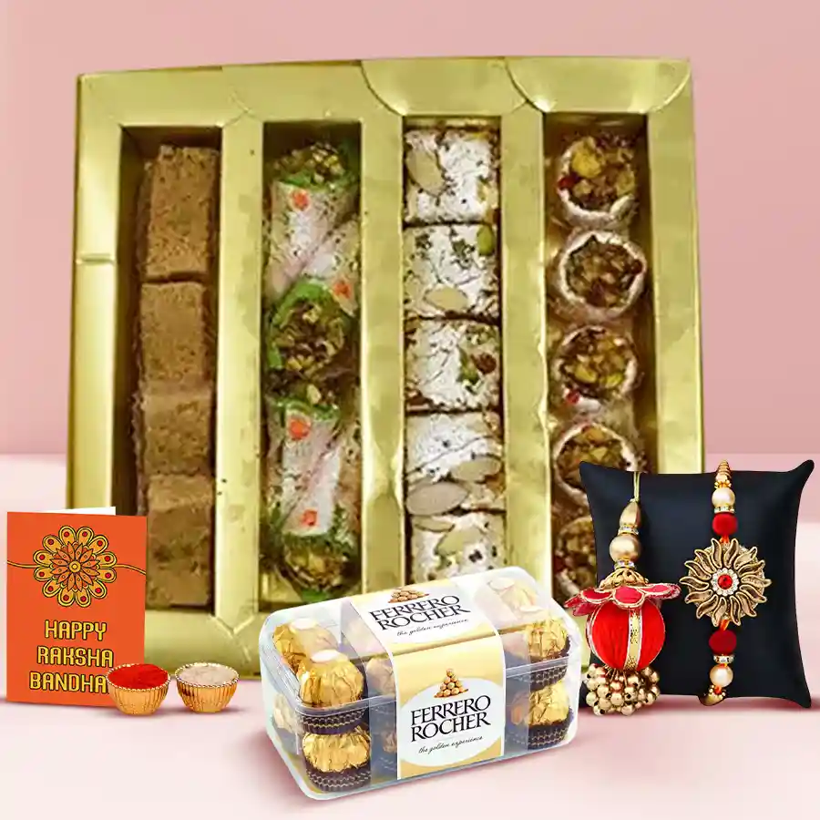 Bhaiya Bhabhi Rakhi n Sweet Alliance