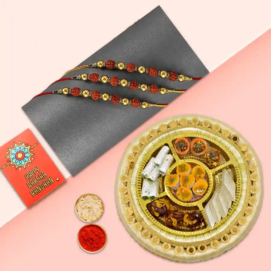 Rudrakhsha Rakhi n Pure Bliss of Sweetness