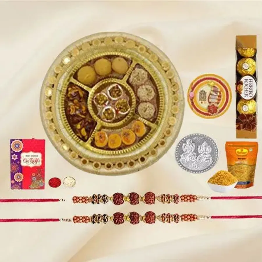Auspicious Rakhi n Heavenful Sweets