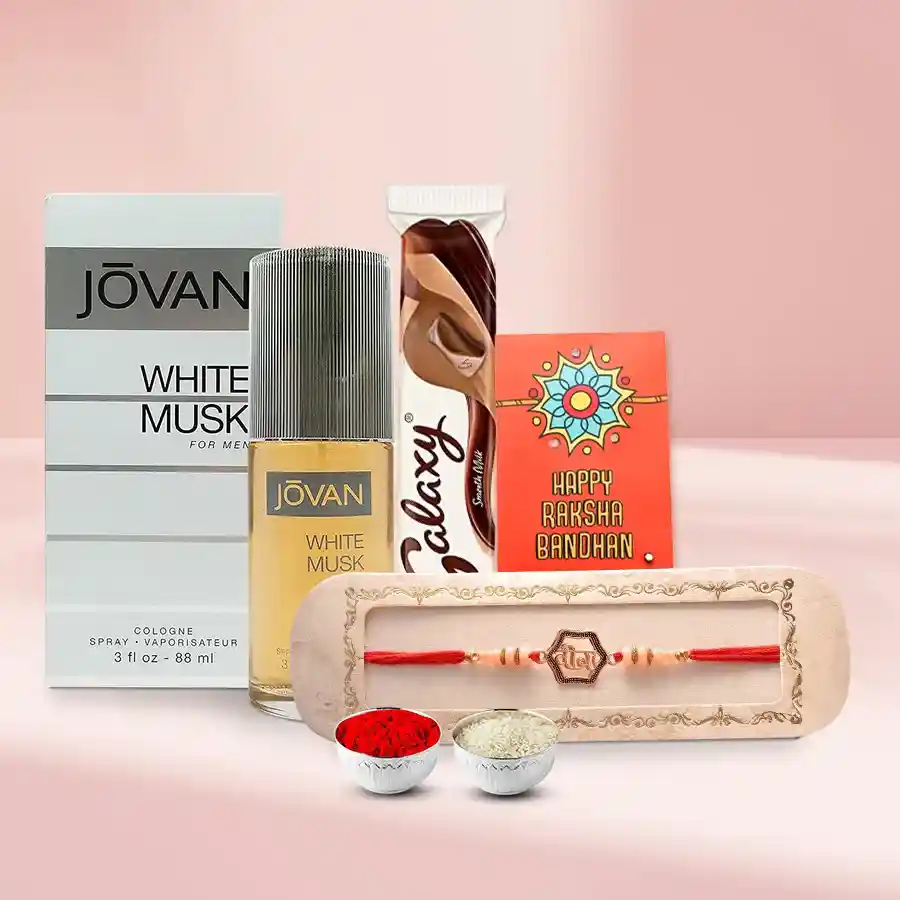 Veera Rakhi N Jovan White Musk Cologne for Bhai