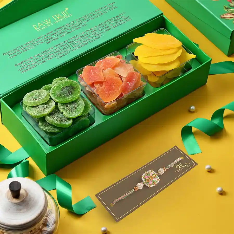 Festive Fruit Rakhi Combo