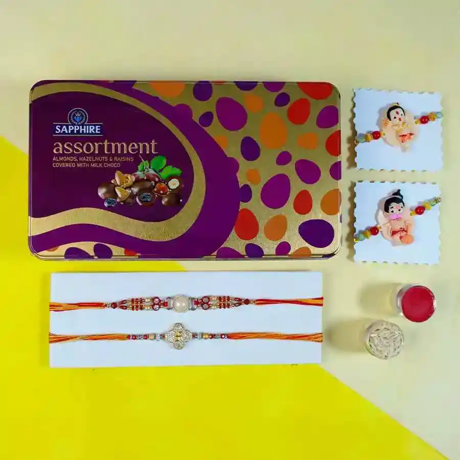 Divine Bonds Kids Rakhi Set
