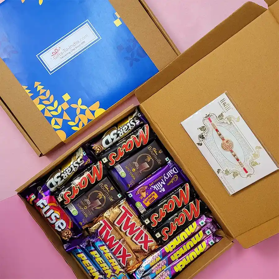 Rakhi n Chocolaty Embrace