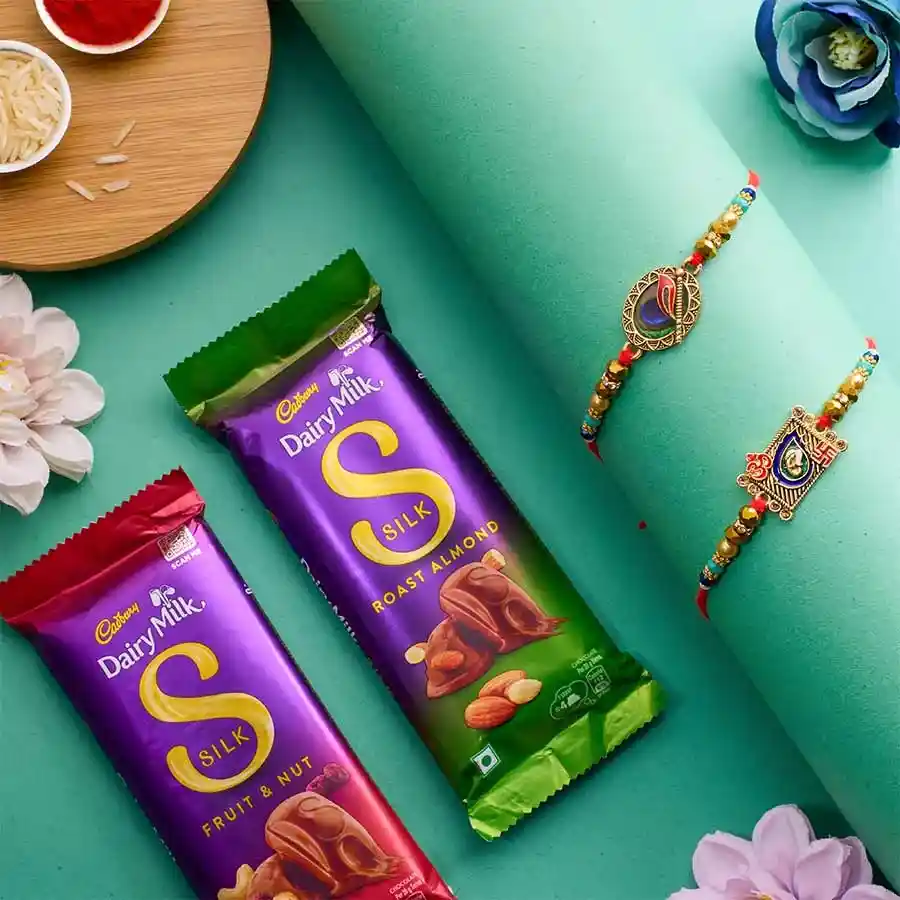 Holy Rakhi Set N Cadbury Chocolate Treat